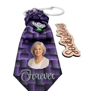 Memorial Tie – Pre-Knotted Photo Keepsake | In Loving Memory Tie